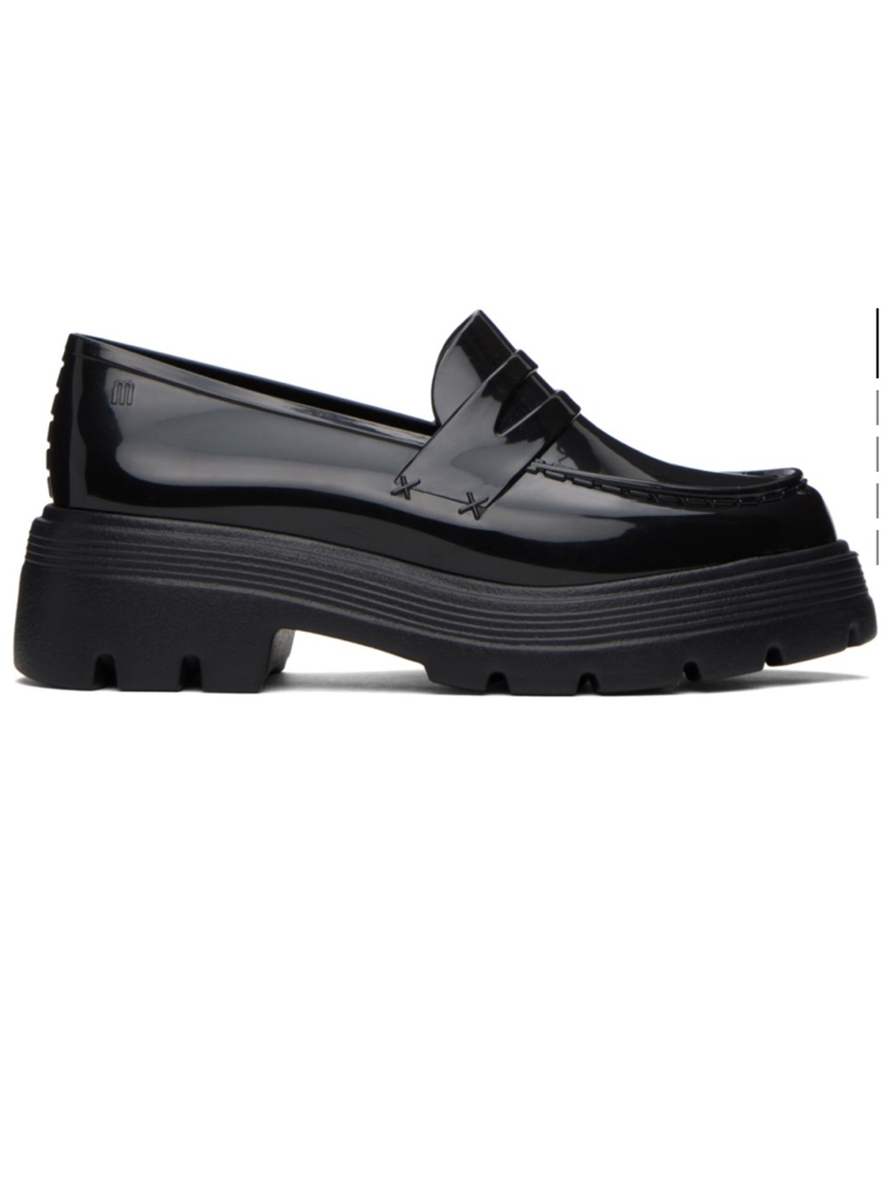 Melissa Black Royal Loafers size 6 US